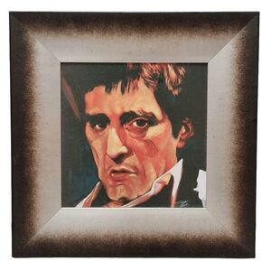 Al Pacino Scarface Framed Art Print Signed by Stephen Fishwick